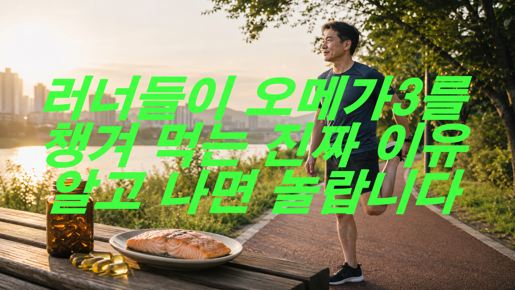 러너들이 오메가3를 챙겨 먹는 진짜 이유, 알고 나면 놀랍니다