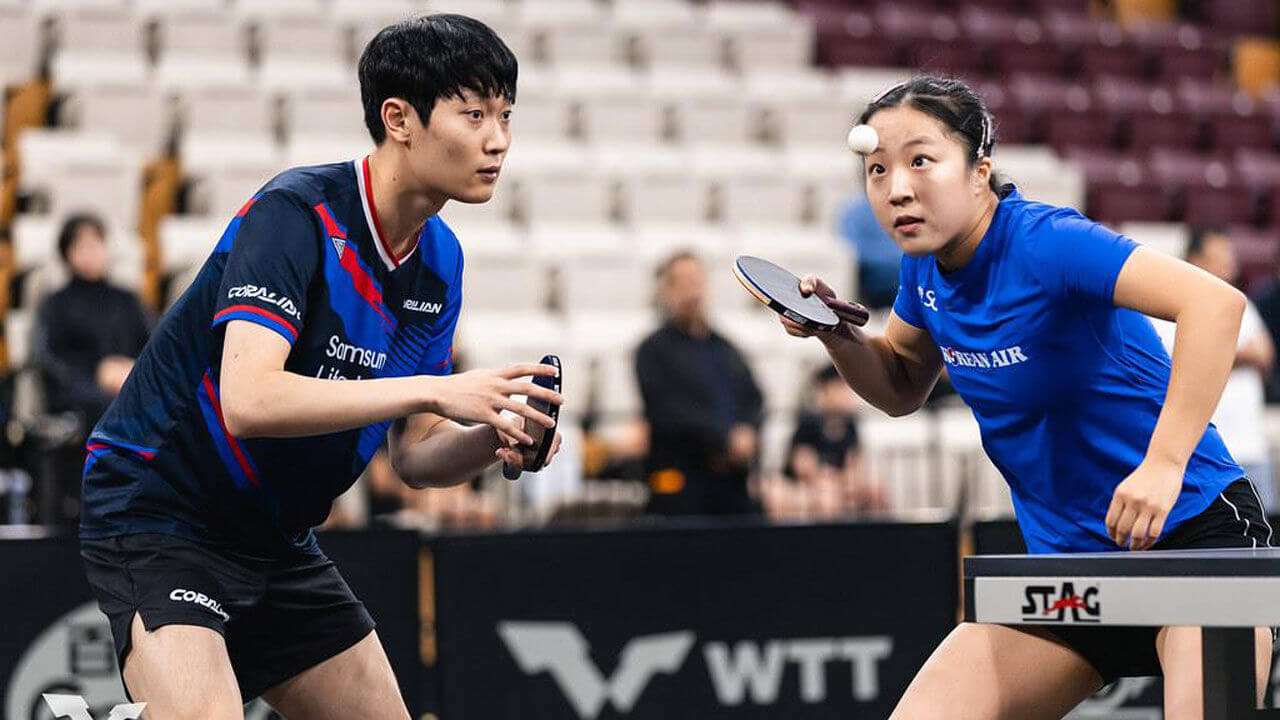 WTT 싱가포르 스매시 조대성-신유빈