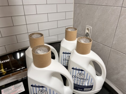 세제에 씌워진 지관 사진