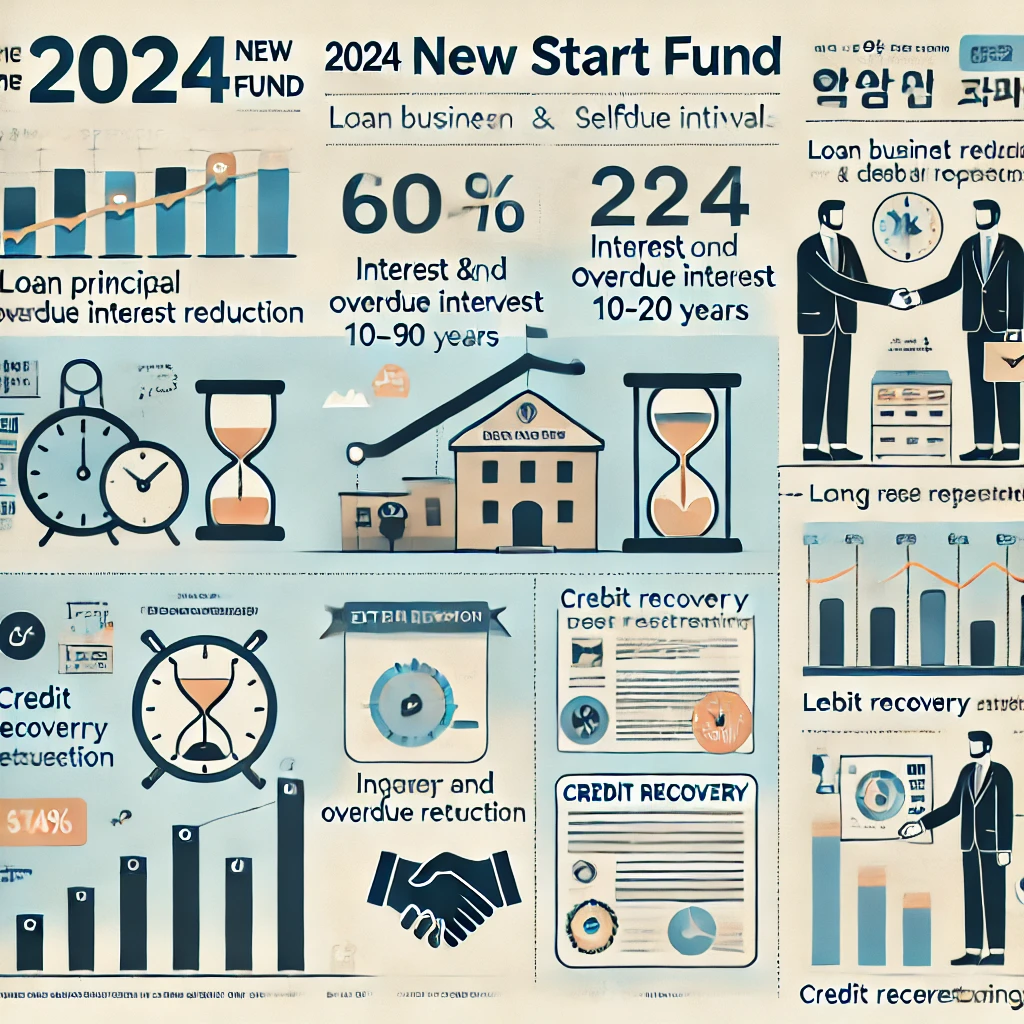 새출발기금 혜택 &ndash; 대출 원금 감면, 금리 감면, 상환 기간 연장