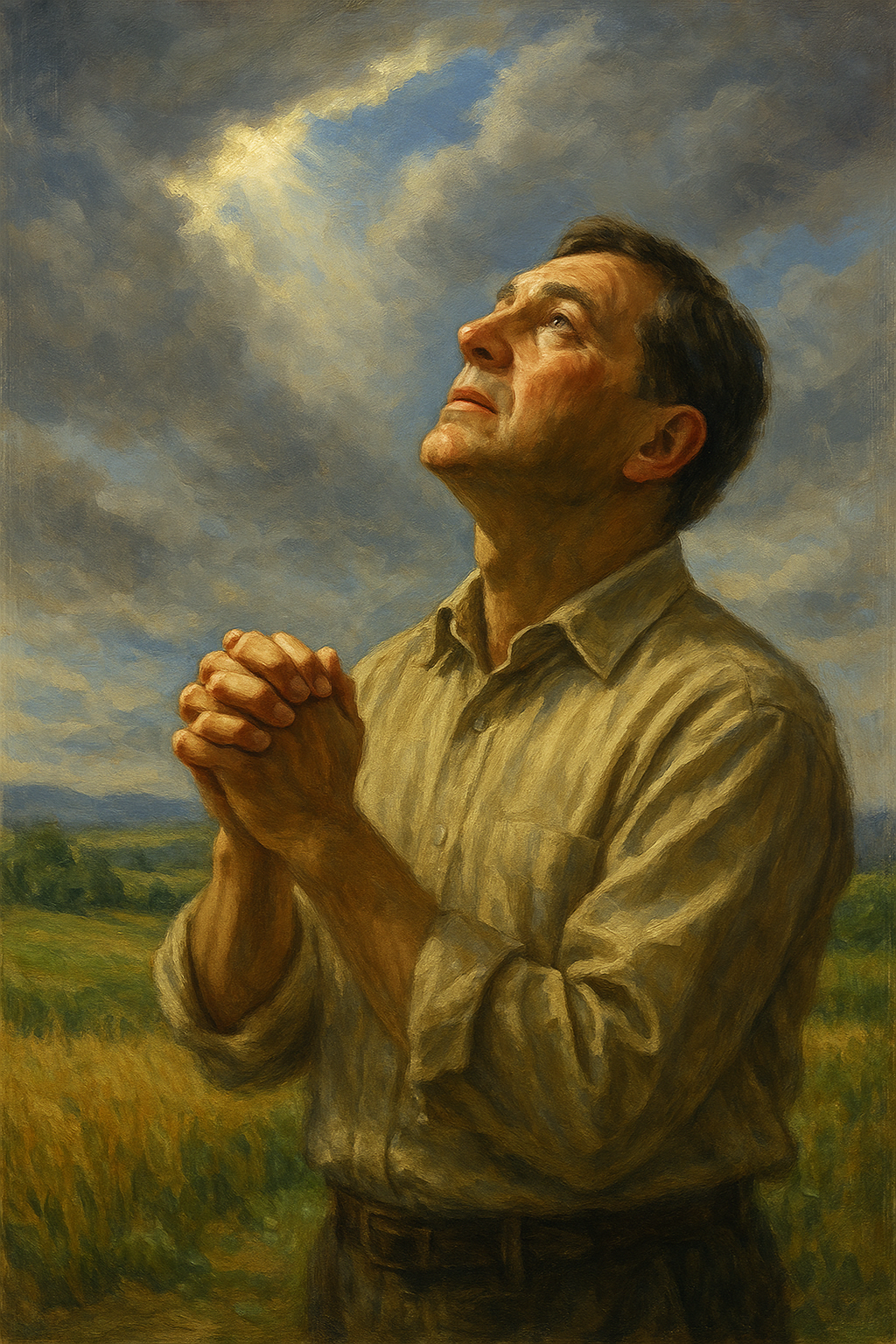 막 6:41 말씀을 보며&amp;#44; 무리의 필요 앞에서 주님께서는 먼저 하늘을 바라보시고 감사함으로 일을 시작하셨습니다. 오늘도 부정적인 상황 속에서 먼저 하늘을 바라보며&amp;#44; 반드시 이루실 하나님을 바라보는 믿음의 시도들을 하는 모습입니다.