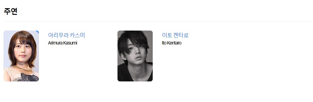 영화 커피가 식기 전에 출연진