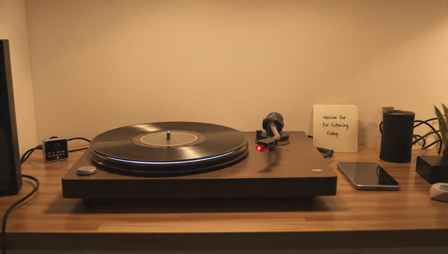 20분 집중을 만드는 LP 감상 세팅