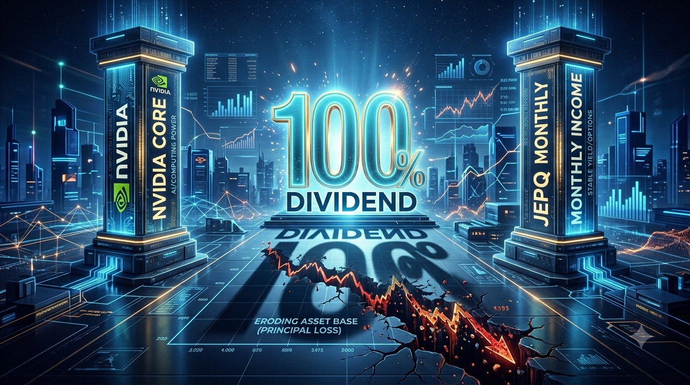 연 100% 초고배당 NVDY의 화려한 분배금 이면에 숨겨진 자본 반환 ROC 85.3%와 원금 잠식의 덫을 깨부수고 안전한 월배당 스왑을 완성하는 그래픽