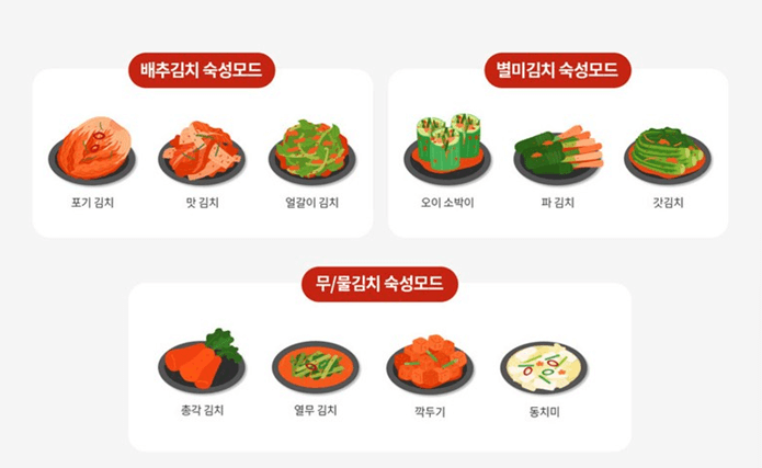 위니아-딤채-김치-숙성모드