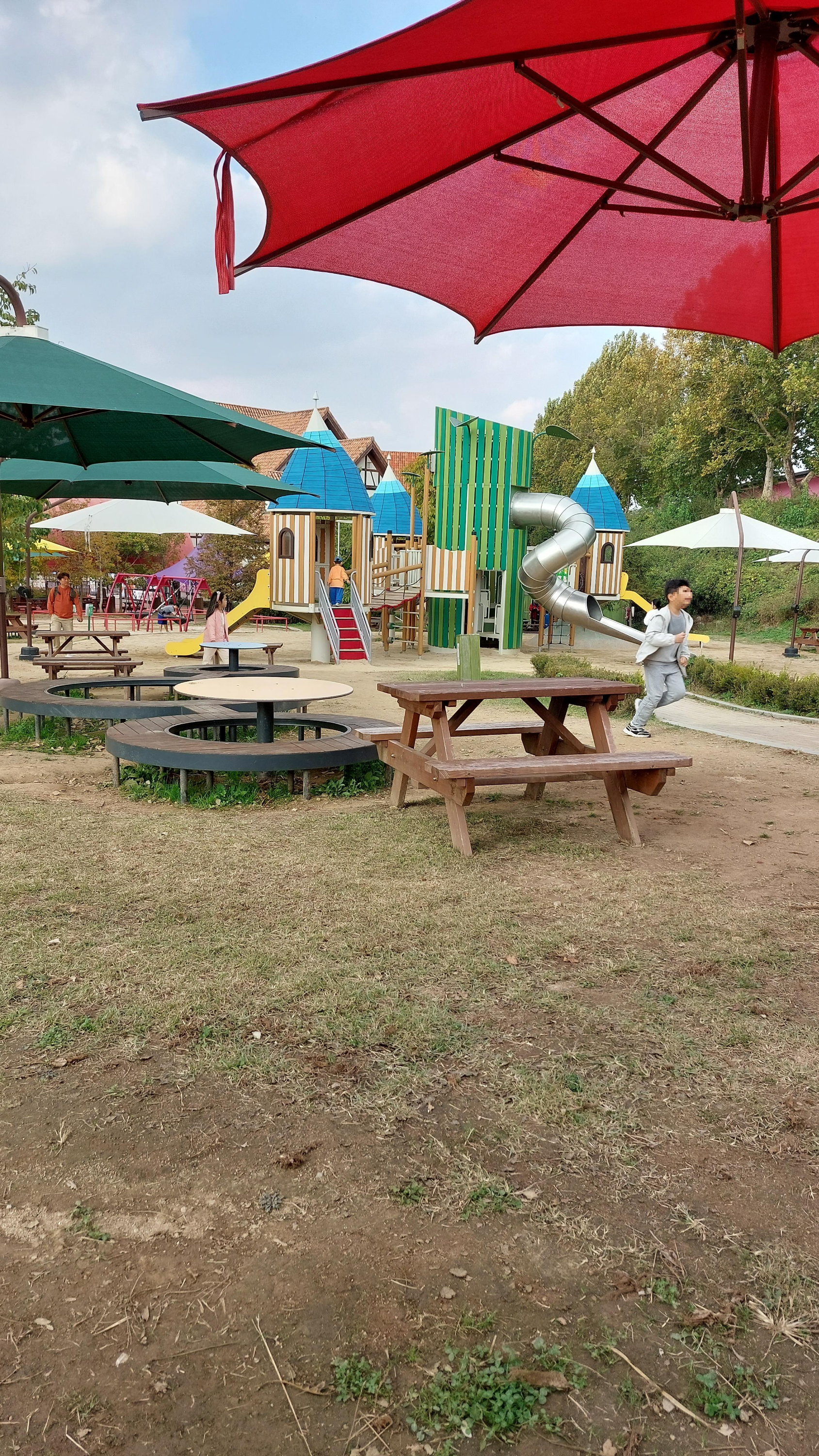 안성팜랜드 놀이터 미끄럼틀