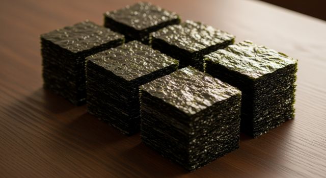 김값 상승과 프리미엄 김 제품을 상징하는 고급 김 이미지