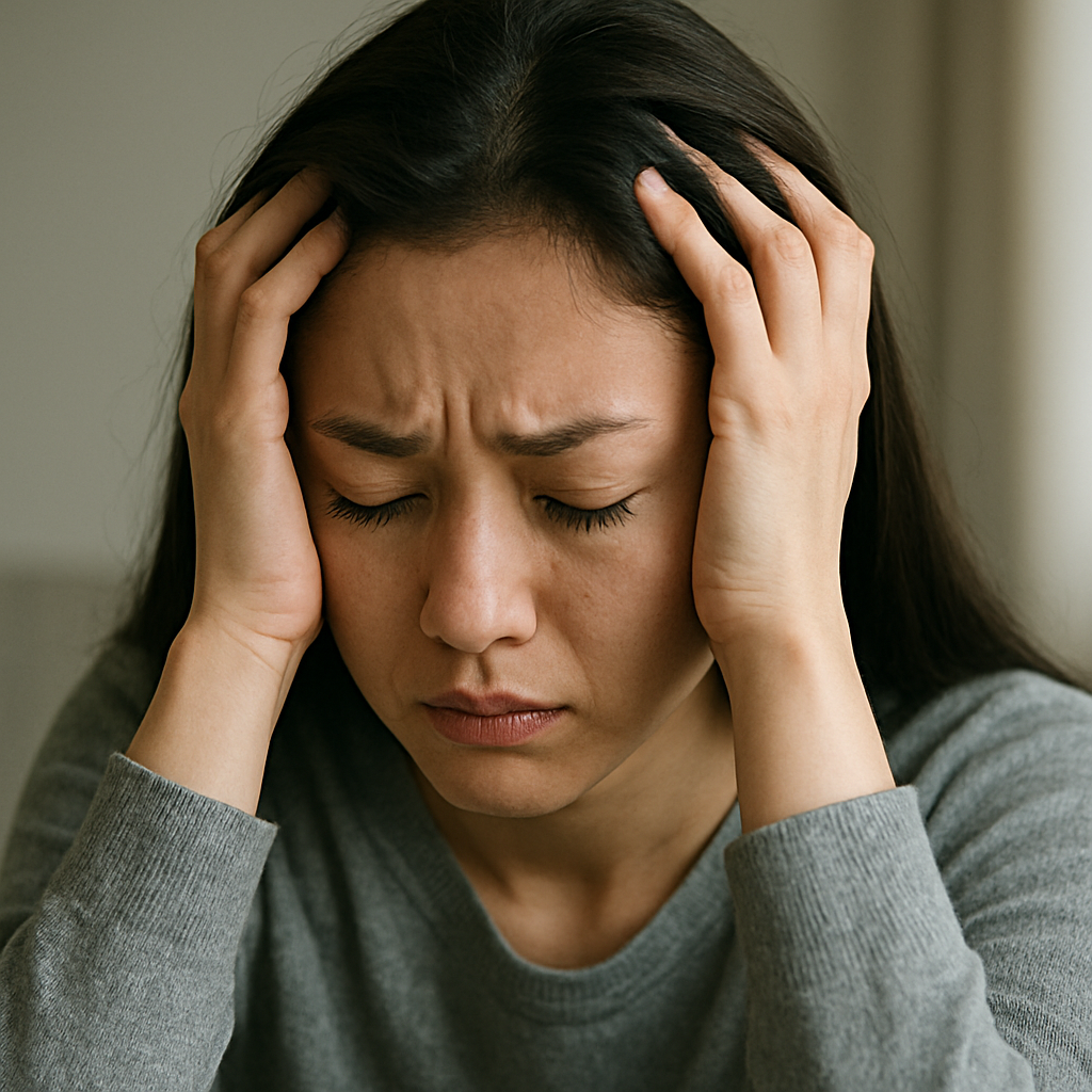 조울증으로 힘들어하는 아가씨 관련 이미지