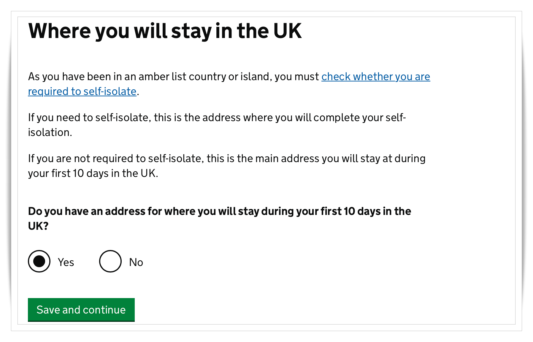 Passenger Locator Form
