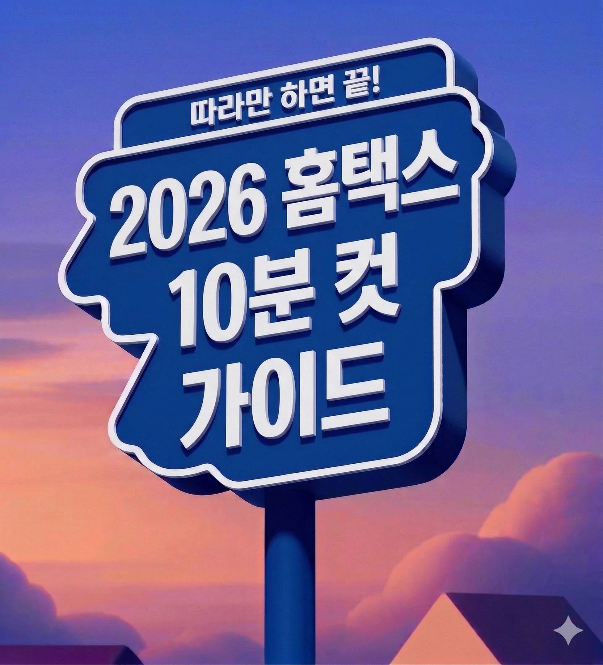 2026 홈택스 종합소득세 신고 방법: 초보자도 10분 컷 실전 매뉴얼