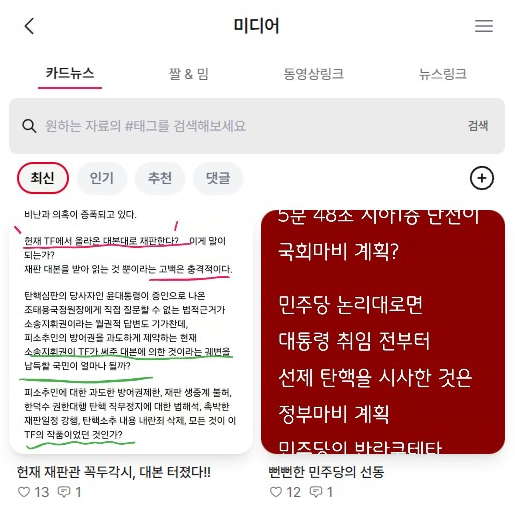 대통령 국민변호인단 홈페이지