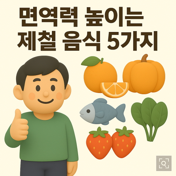 면역력 높이는 제철 음식/gpt