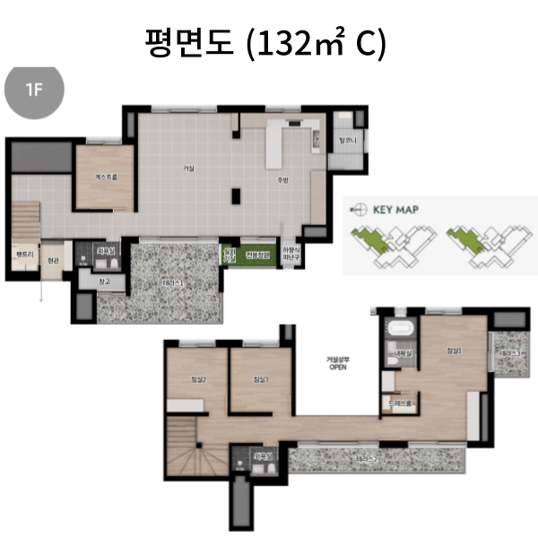 더파크 수성못 평면도 132 C 타입