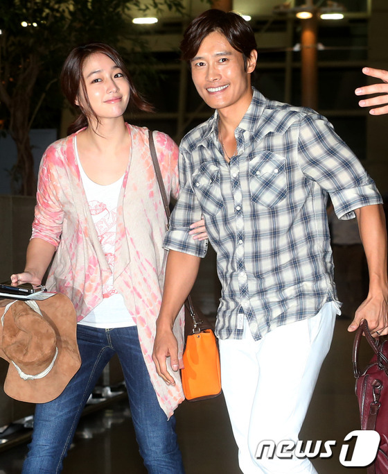 이병헌 이민정 부부