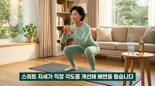 비가 심할때 스쿼트 자세 빠르게 걷기 올리브오일 즉시 해결법
