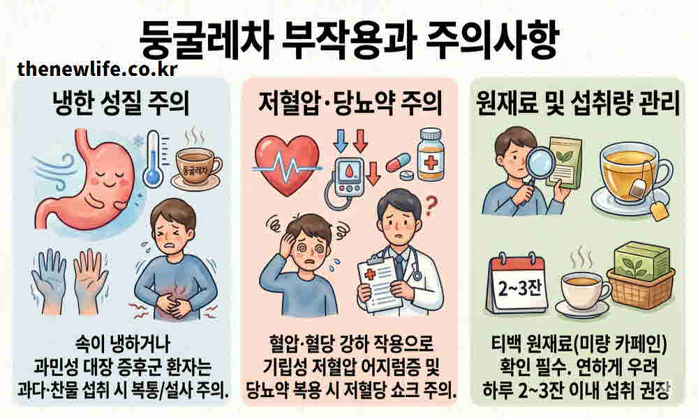 둥굴레차 효능 부작용