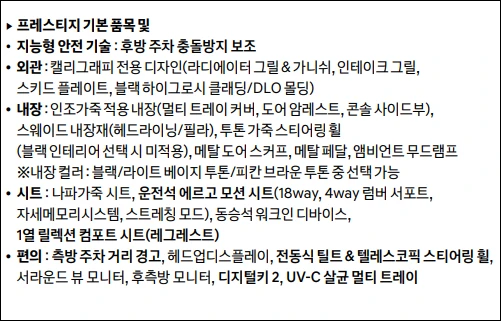 싼타페 하이브리드 캘리그래피 성능