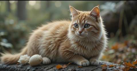 사랑스러운 매력을 가진 고양이