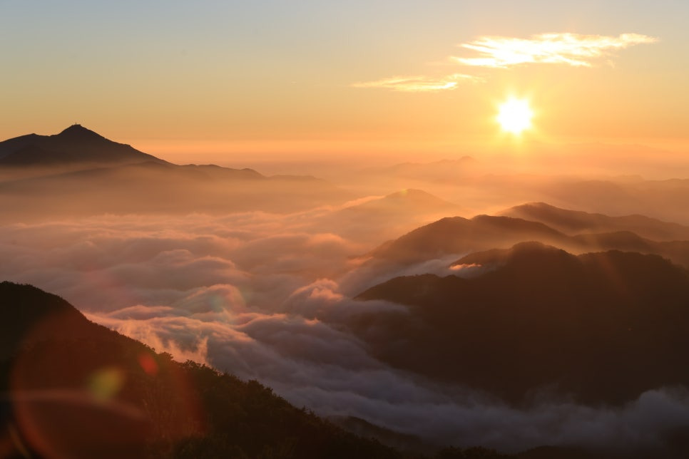 거창 감악산 일출