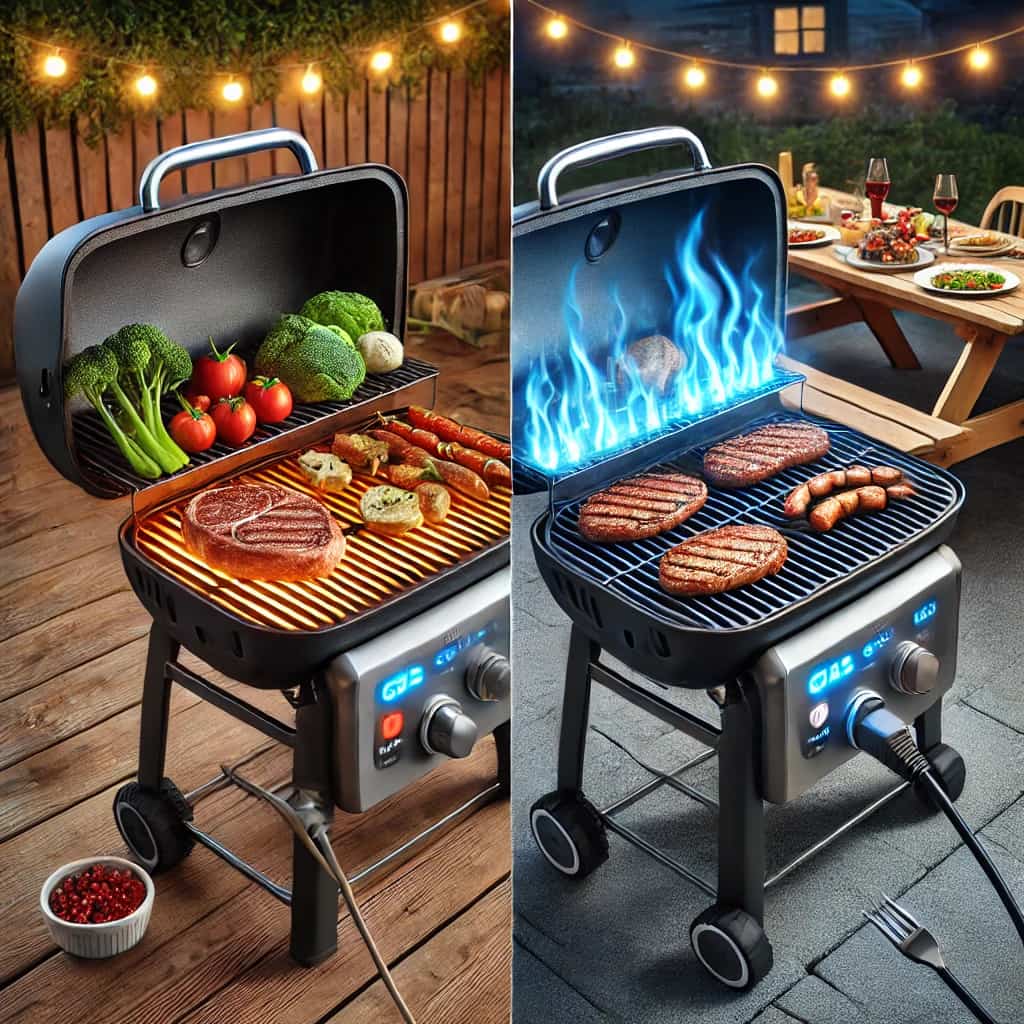 전기 바비큐 그릴 vs 가스 그릴: 전력 소비 및 효율 비교