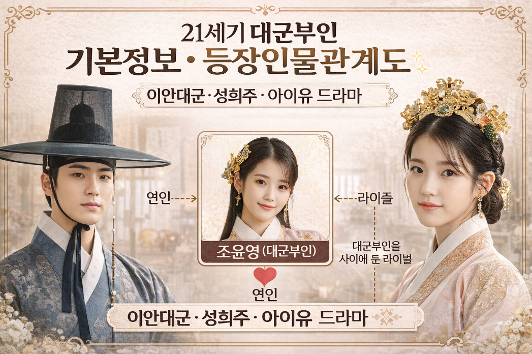 21세기 대군부인 기본정보 등장인물 관계도 3분 완벽 정리