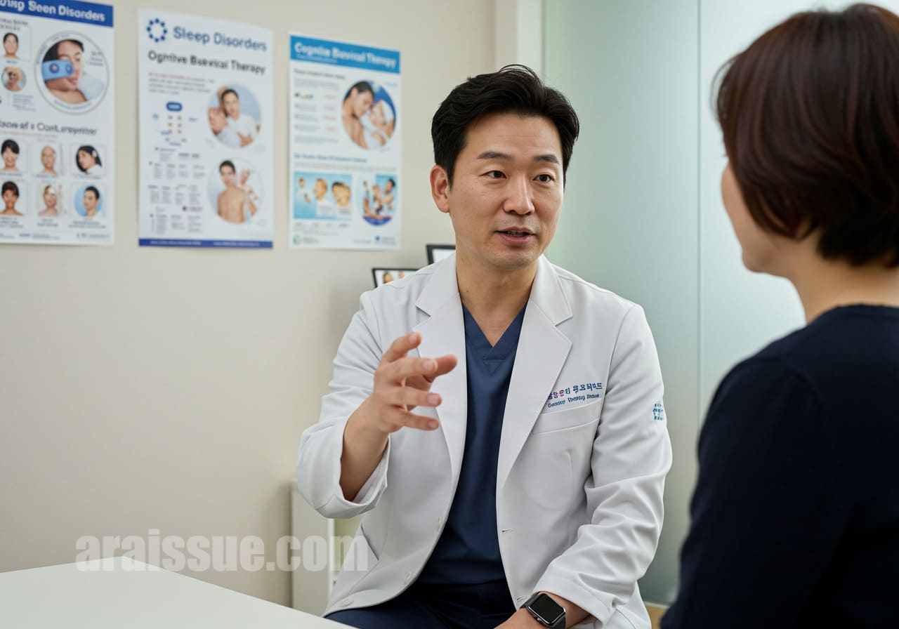 수면제를 대체하는 치료 흐름 설명