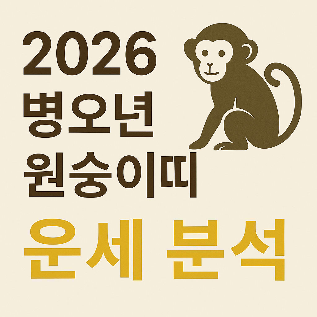 2026년 원숭이띠 - 사진