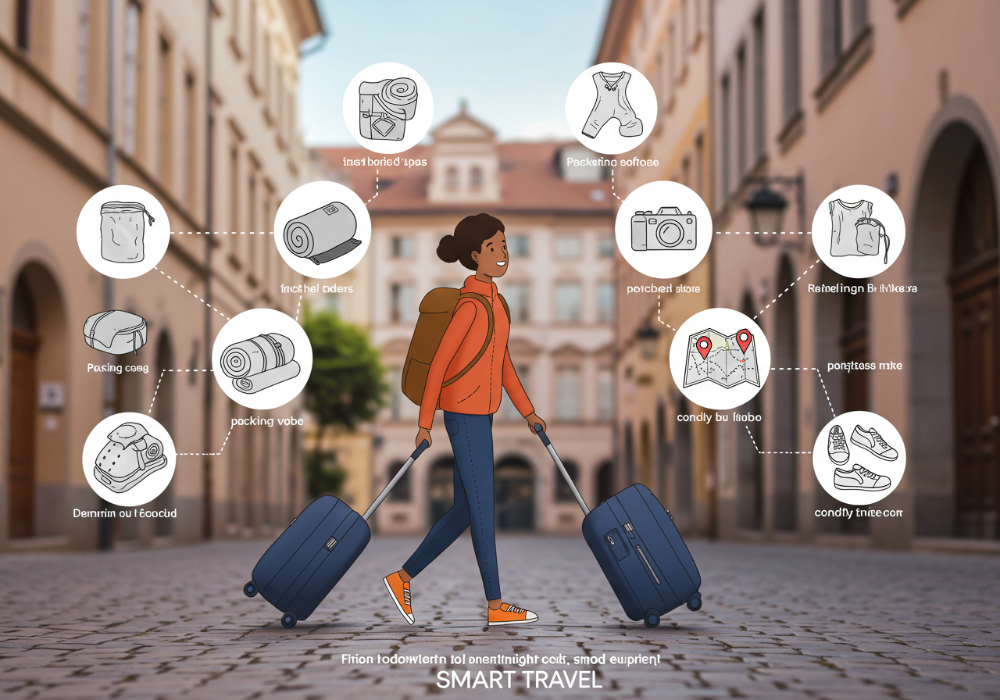 여행 짐으로 고생 끝! 유럽 자유여행 짐싸기 요령 &amp; 추천 파우치소형템 리스트