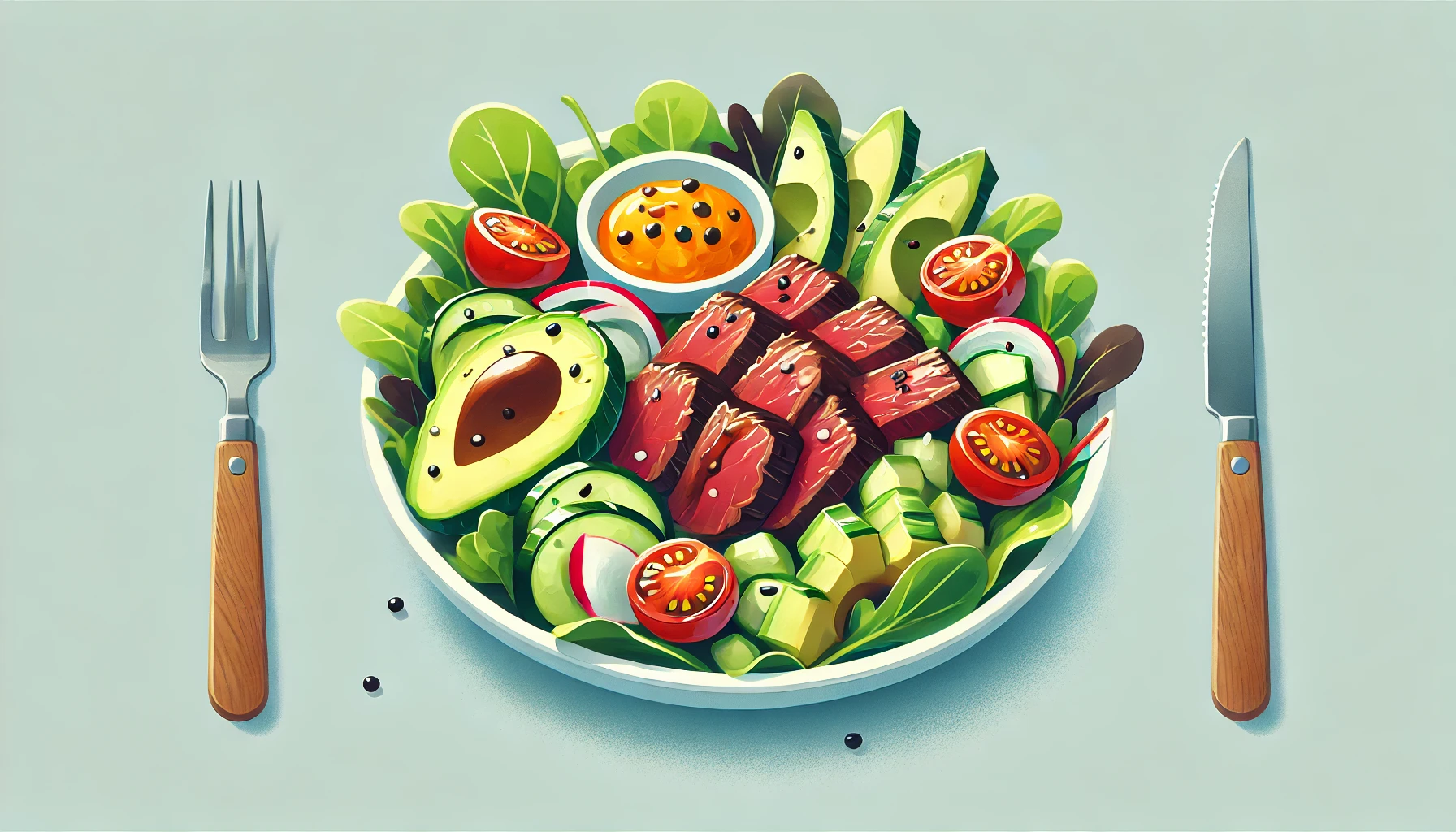 남성 다이어터를 위한 포만감 높은 샐러드 포케 레시피 관련 사진