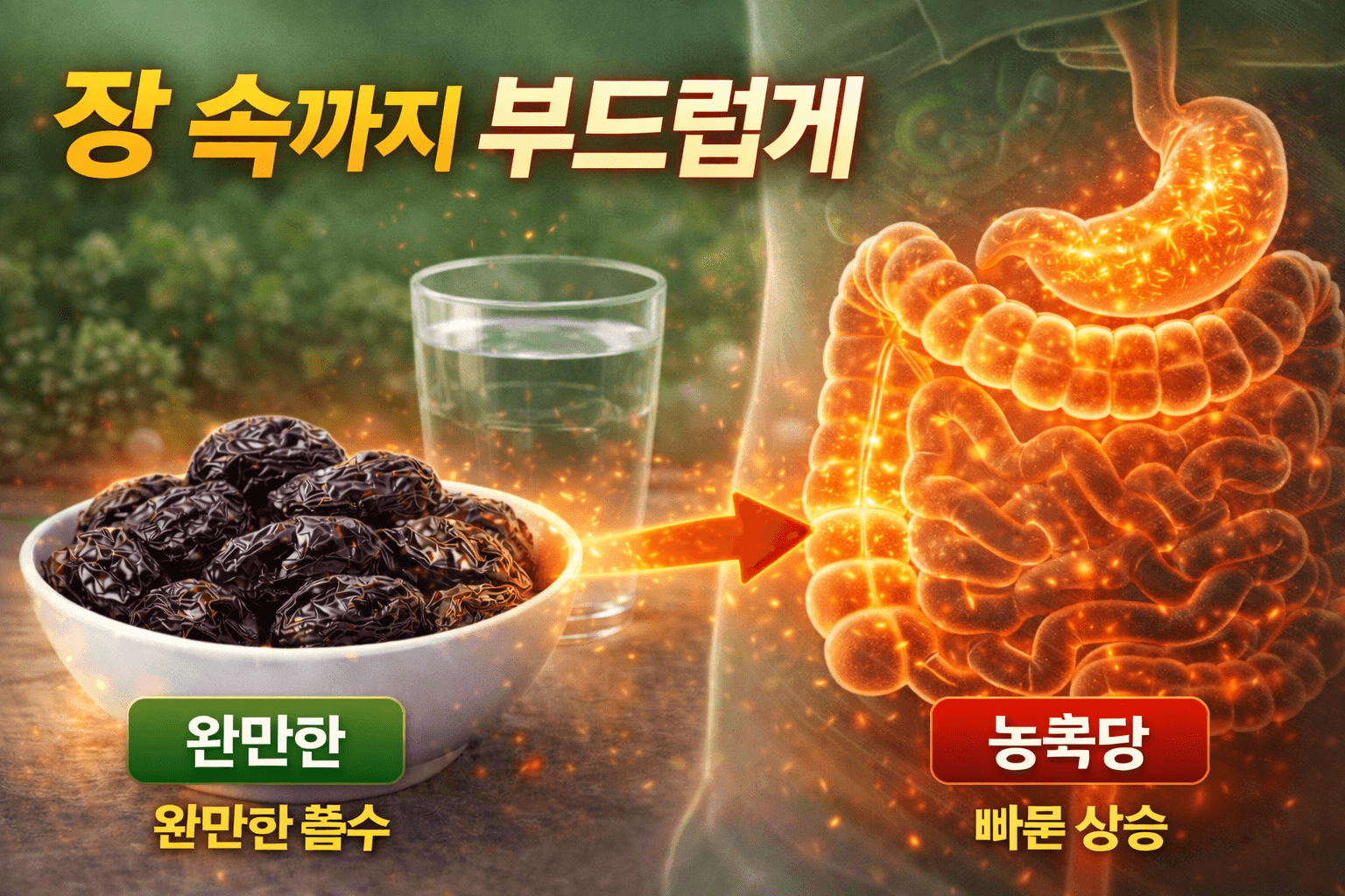 변비 개선 효과: 식이섬유와 소르비톨의 시너지