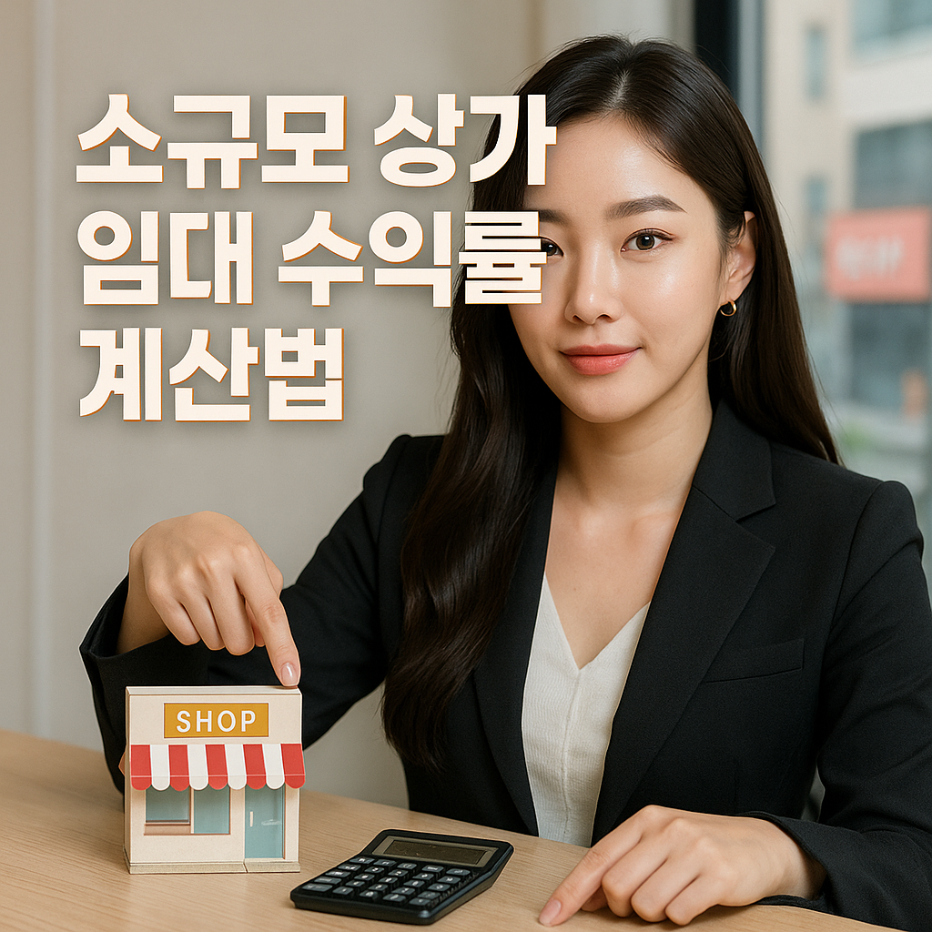 소규모 상가 임대 수익률 계산법