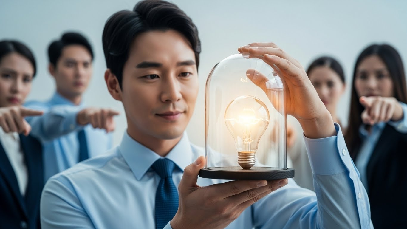 좋은 아이디어는 처음엔 늘 이상하게 보인다 참조 이미지