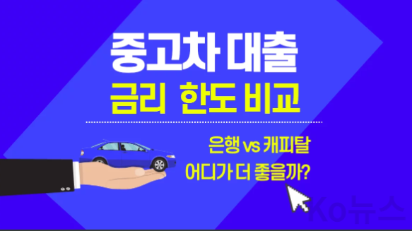 중고차-대출-금리-한도비교