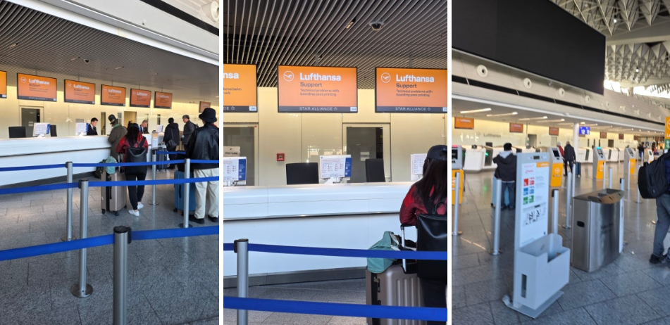 프랑크푸르트 공항→인천 공항 / 수속부터 비행, 그리고 귀국까지.