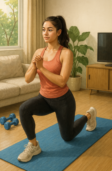 집에서 홈트하는 2030