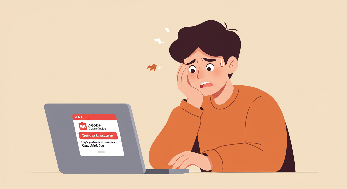 Adobe 환불, Adobe 중도해지