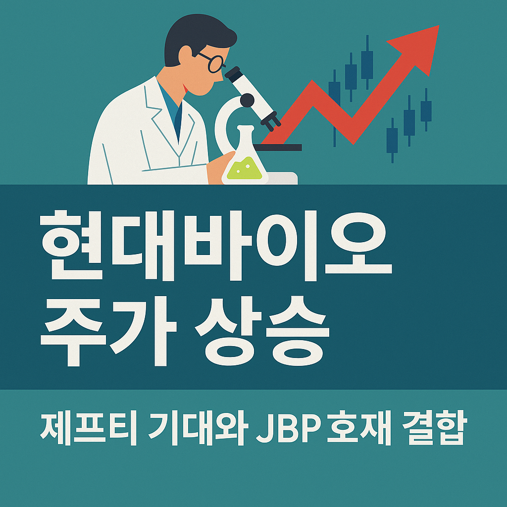 현대바이오 주가 급등