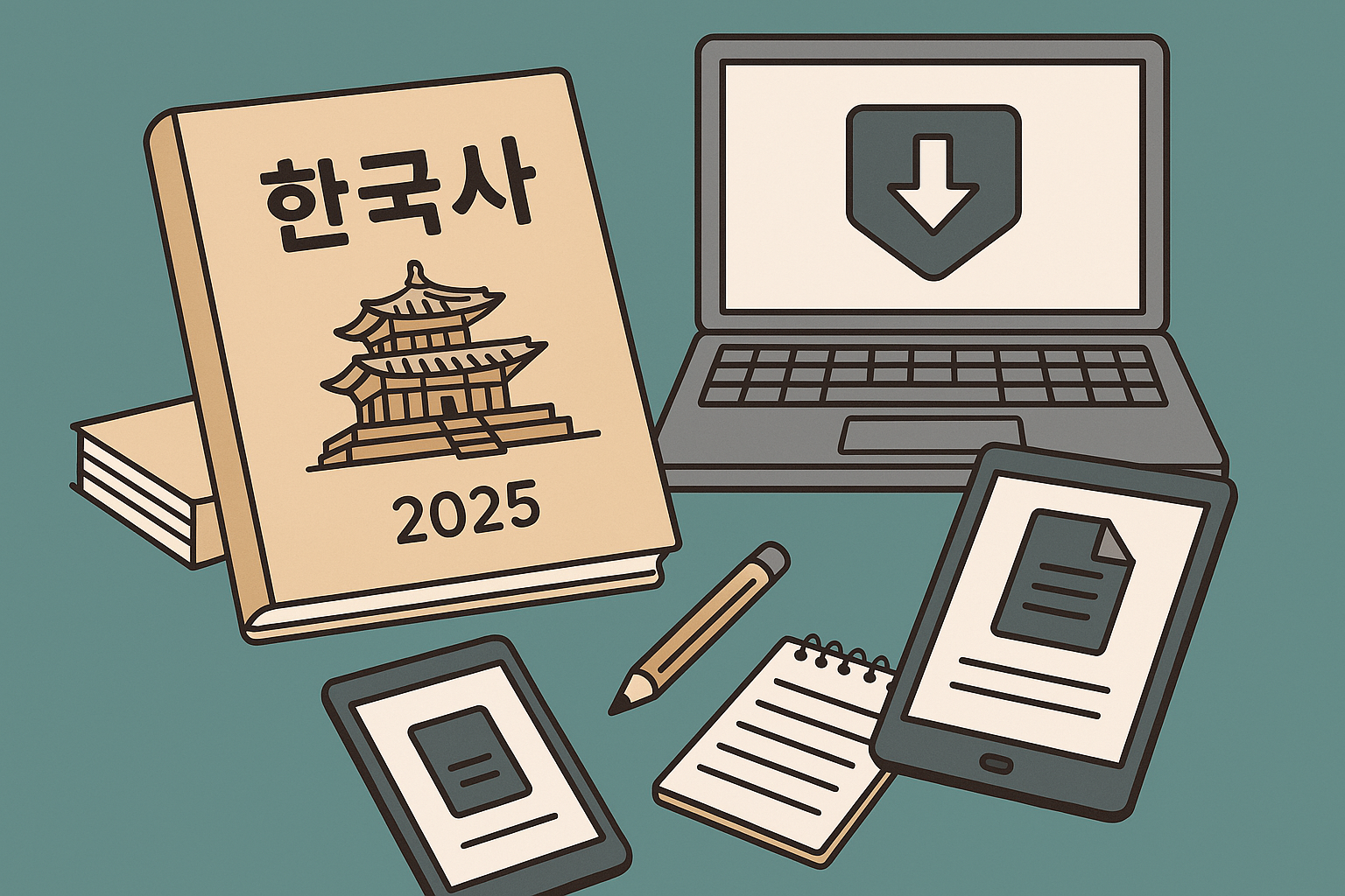2025 최신 고등학교 한국사 교과서 PDF 다운로드 가이드