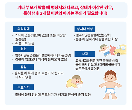 3개월 미만의 아기