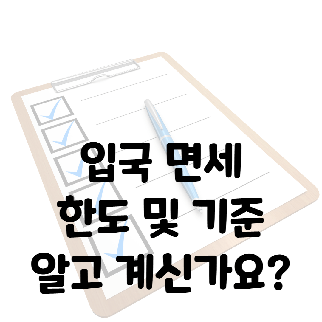 입국 면세