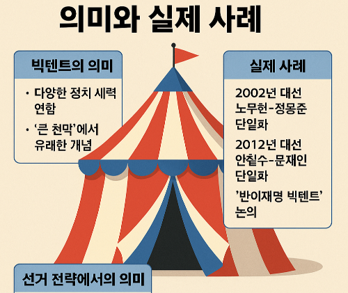 빅텐트, 선거 전략, 정치 연대, 단일화, 대선