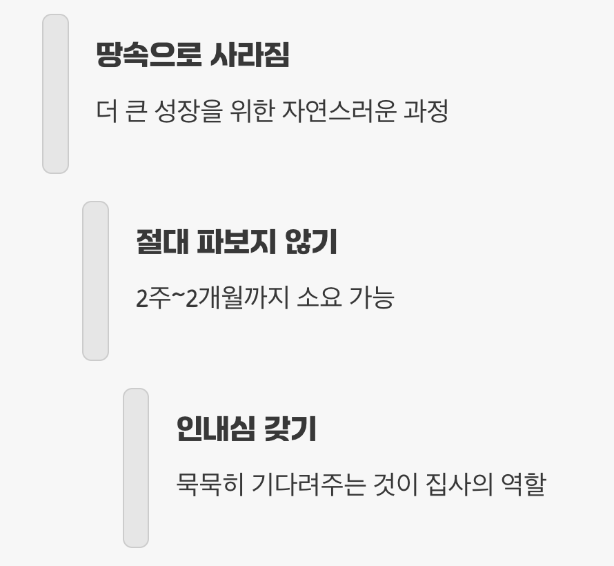 '탈피' - 가장 위험하고 신비로운 시간