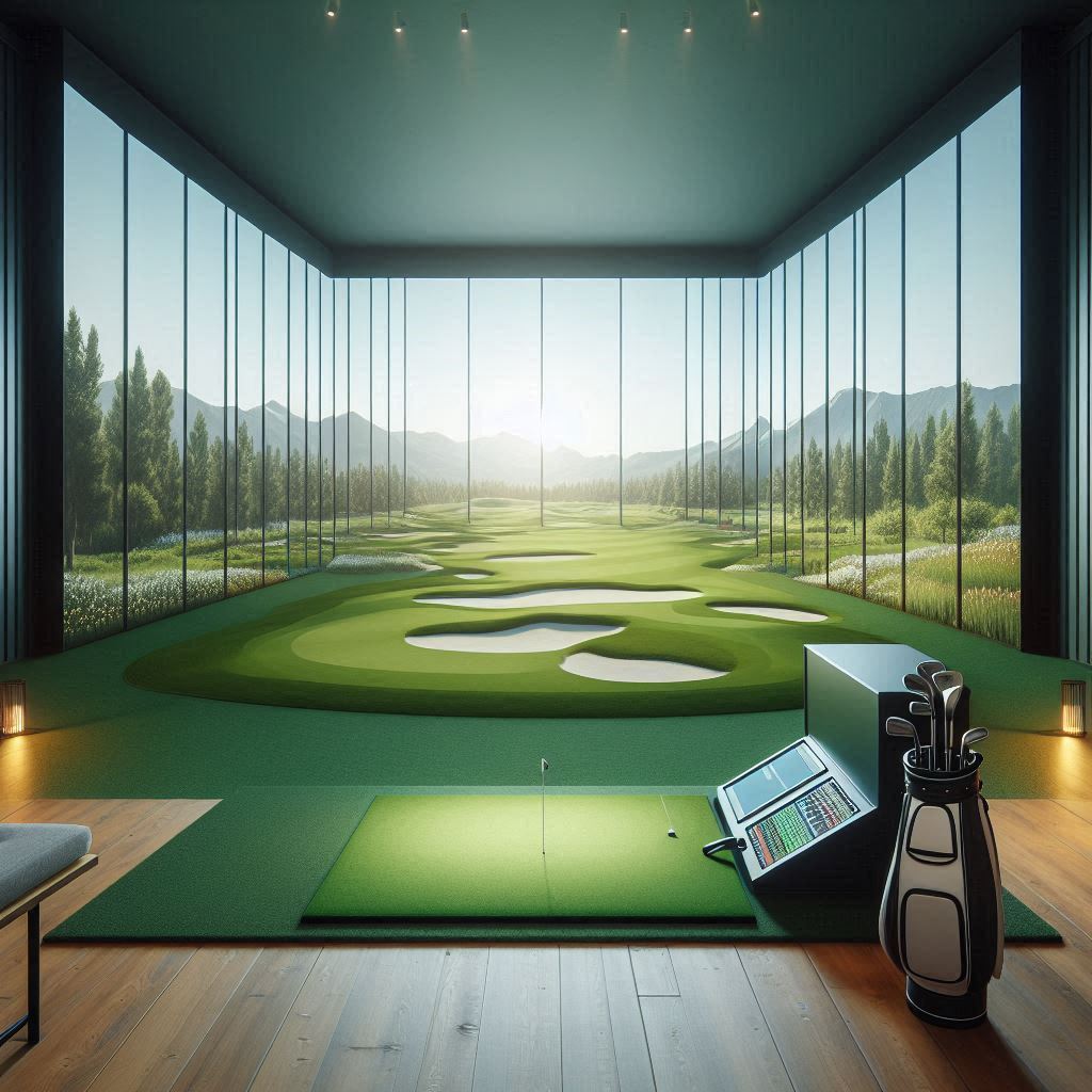 스크린골프장 배경