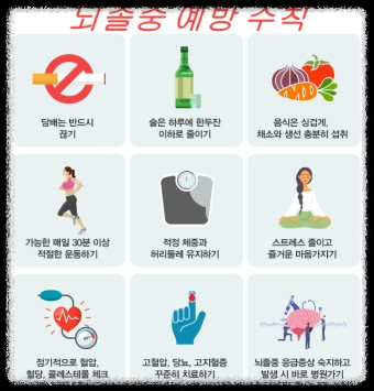 뇌졸중 증상과 예방방법, 꼭 알아야 할 팁