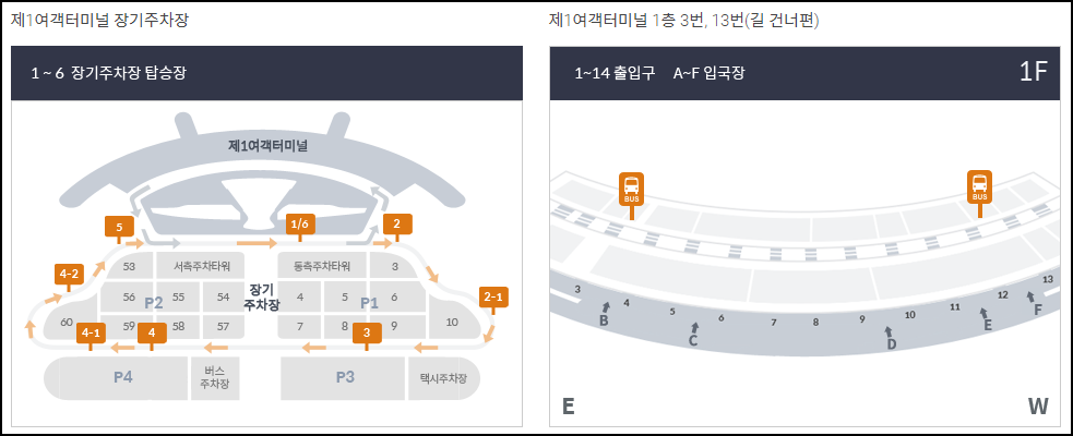제1여객터미널 셔틀버스 정차장