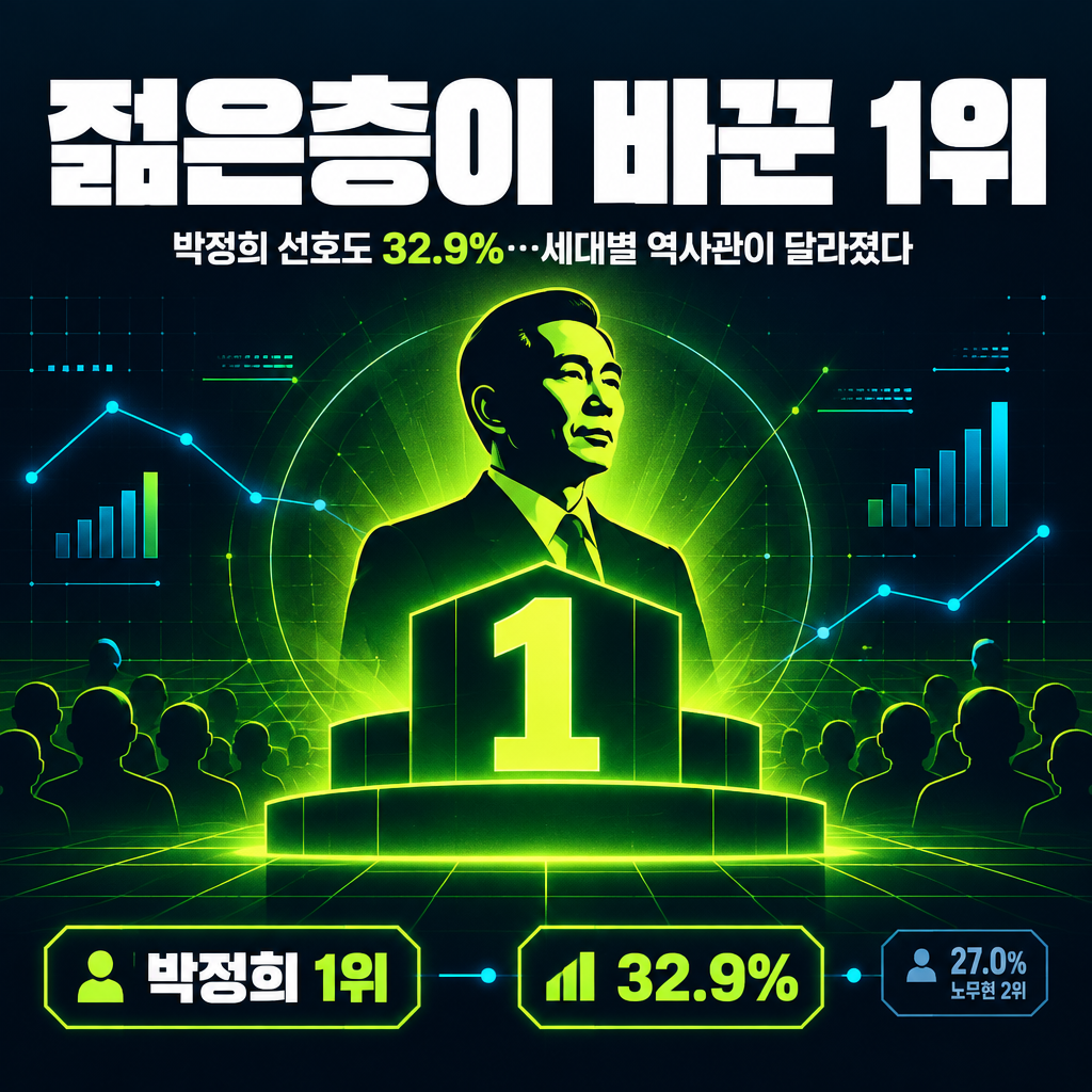 젊은층이 바꾼 1위