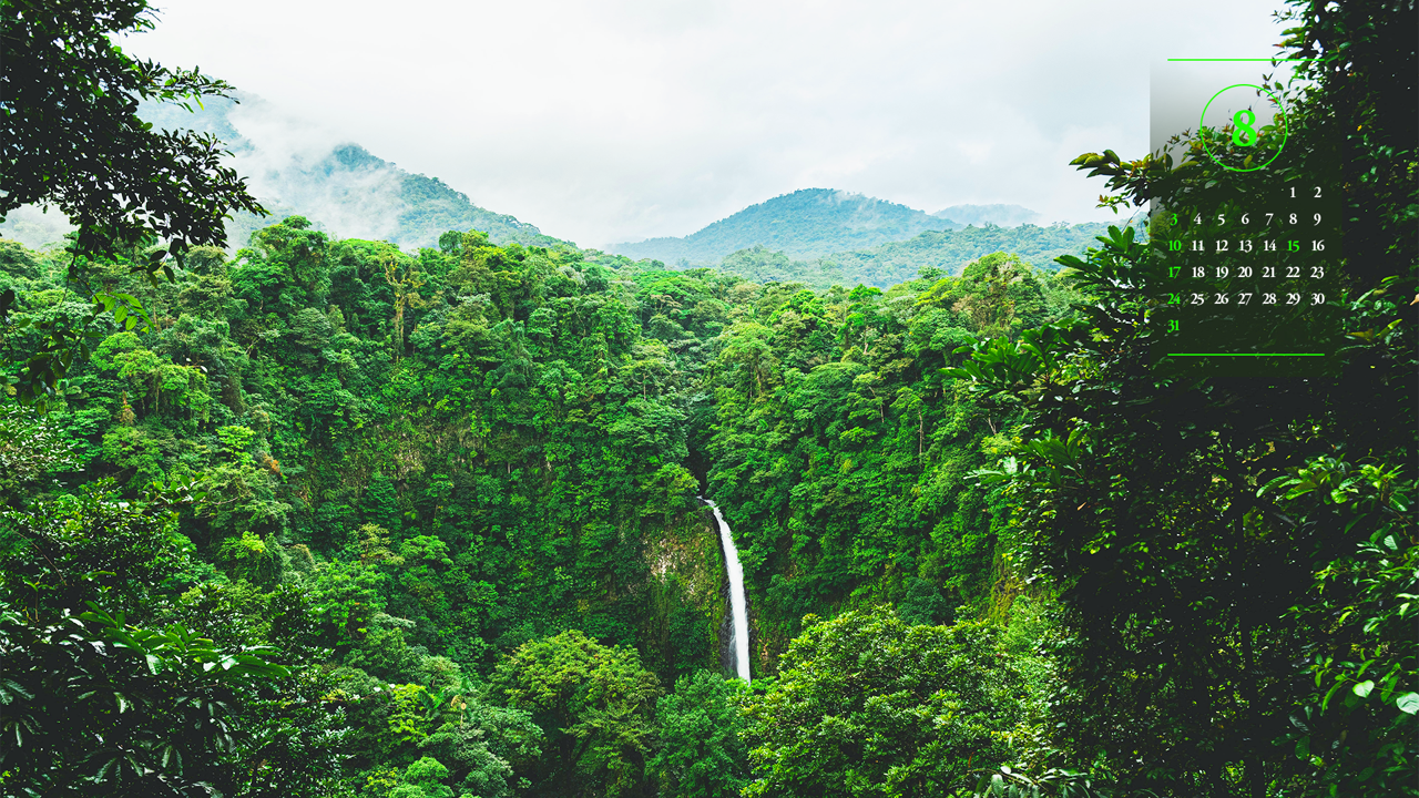 05 포르투나 폭포 A - 2025년8월 노트북배경화면