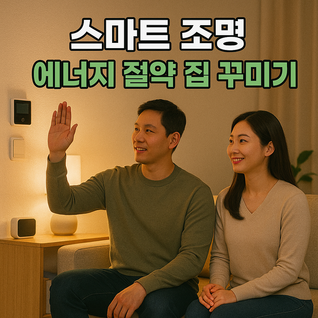 스마트 조명으로 꾸미는 에너지 절약형 거실