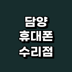 담양군 휴대폰수리