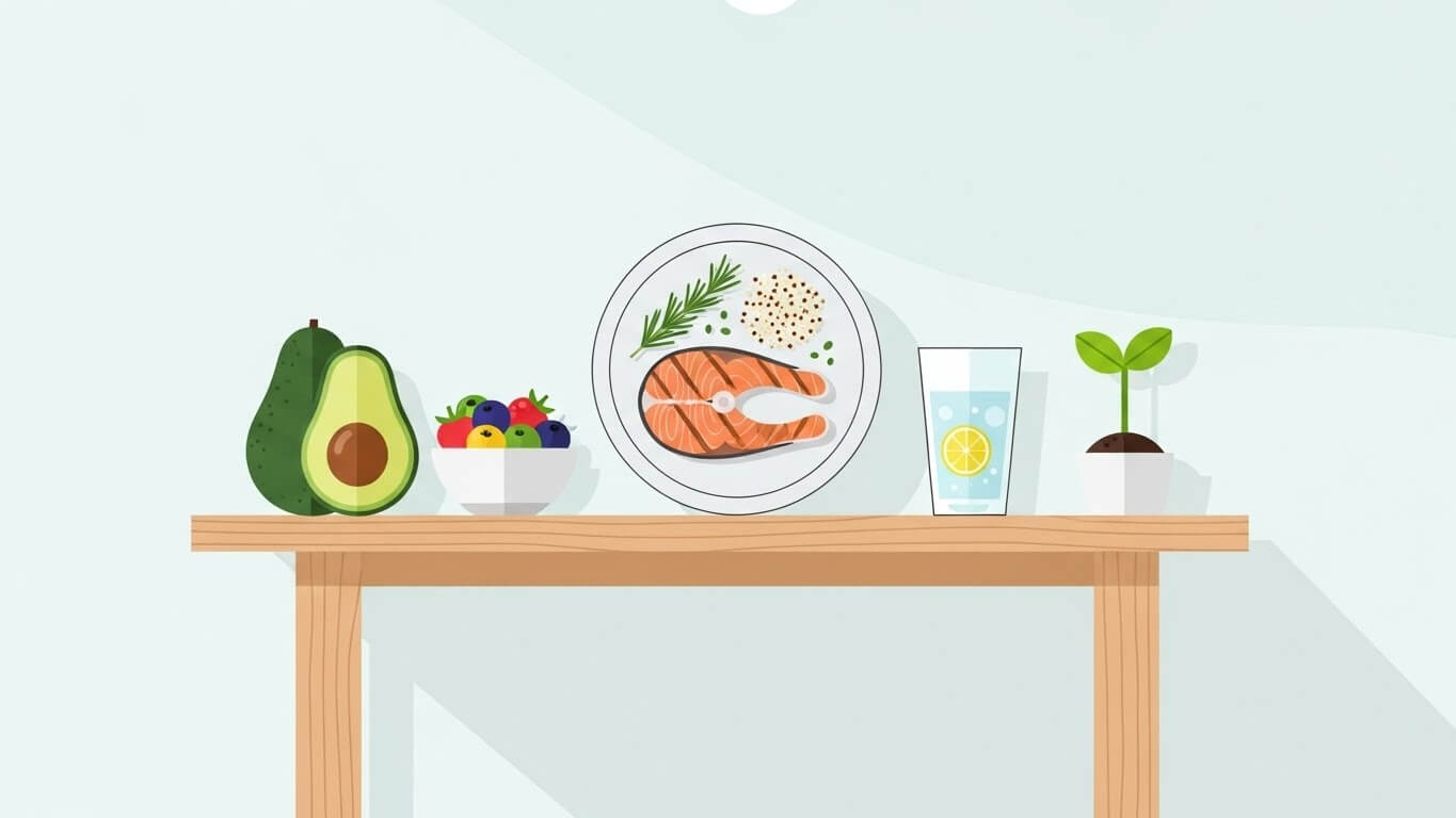 갱년기 식단 가이드 (비타민E, 칼슘, 식물성 에스트로겐)